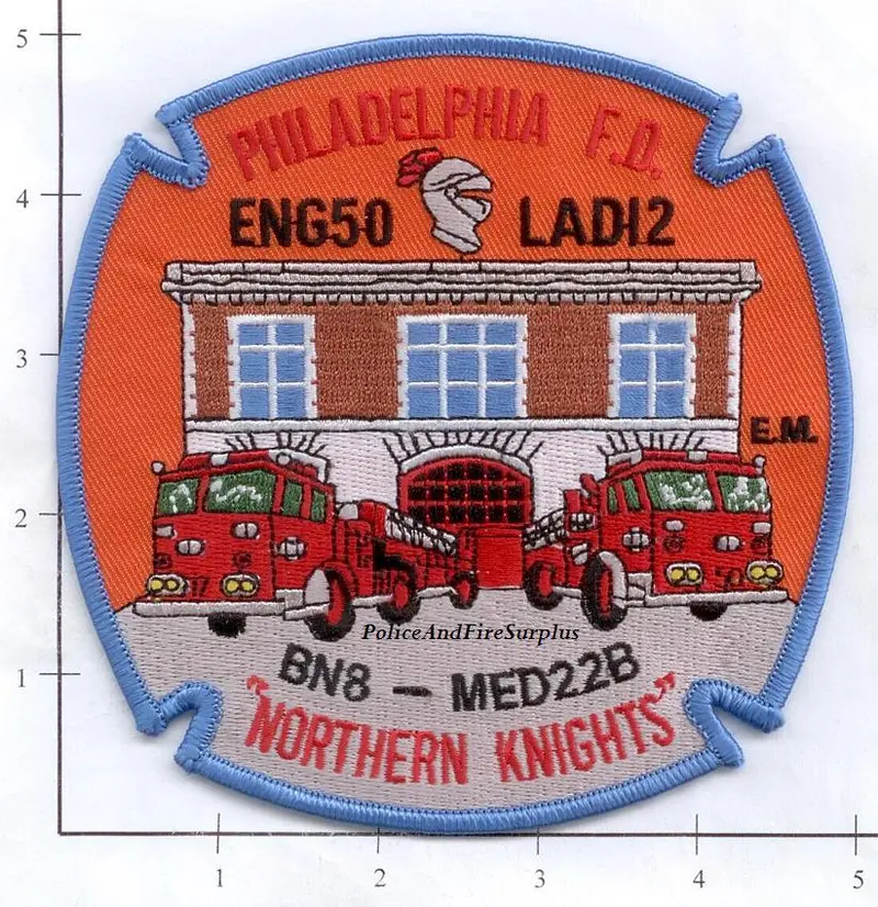 Pennsylvania - Philadelphia Engine 50 Ladder 12 Fire Dept Patch 1