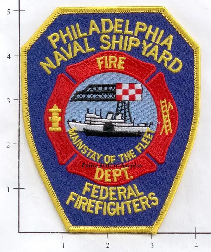 Pennsylvania - Philadelphia Naval Shipyard Federal Fire Dept Patch V2 1