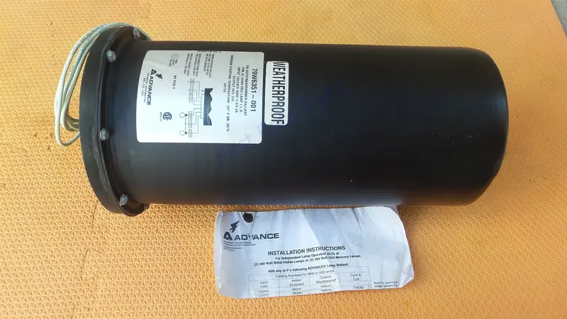 Philips Advance 79W6351-001 Metal Halide Ballast 79W6351001 2X400w Hid 1