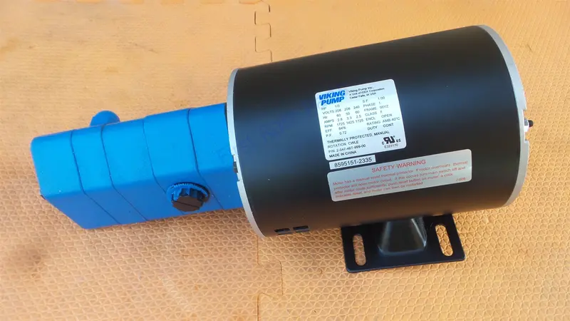 Pitco 60207601 Fryer Filter Pump Motor Pt60207601 Selvrf Rack Oil Deep 1
