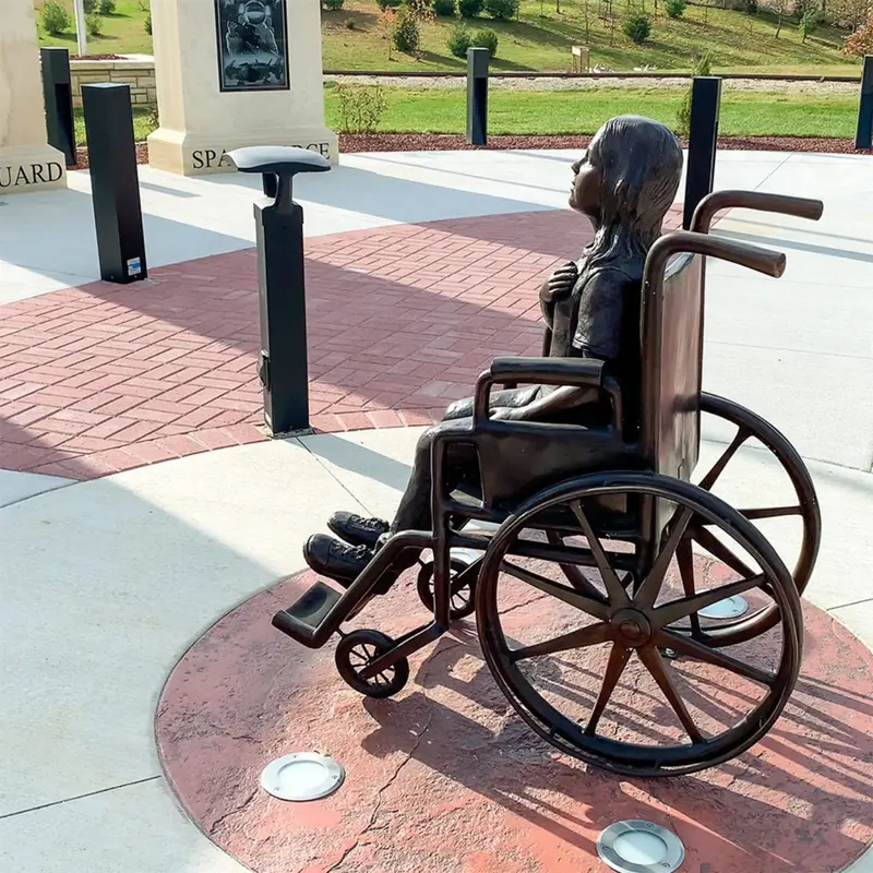 Pledge Of Allegiance Girl Statue 1