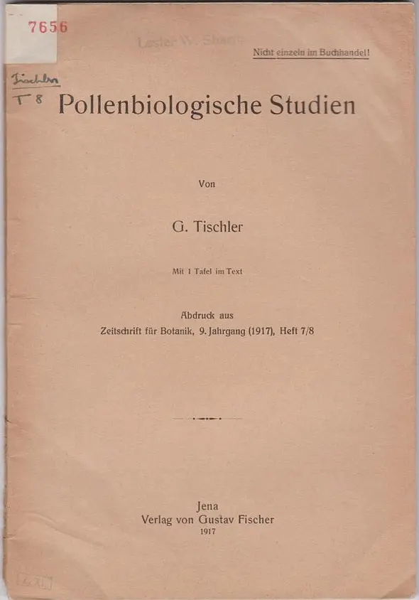 Pollenbiologische Studien 1