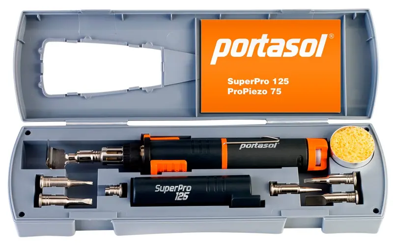 Portasol Superpro 125 Gas Soldering Iron Kit - Sp1-K 1