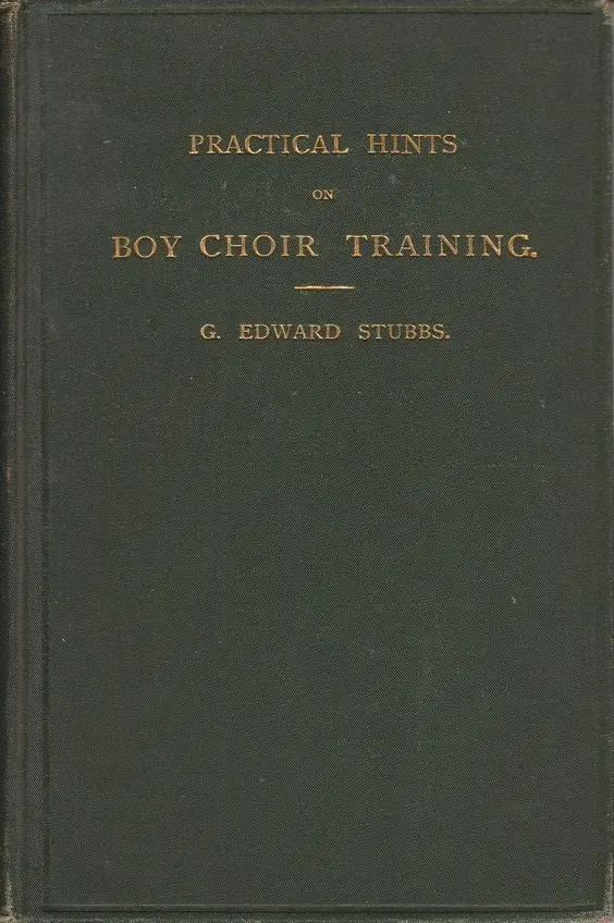 Practical Hints On Boy Choir Training 1