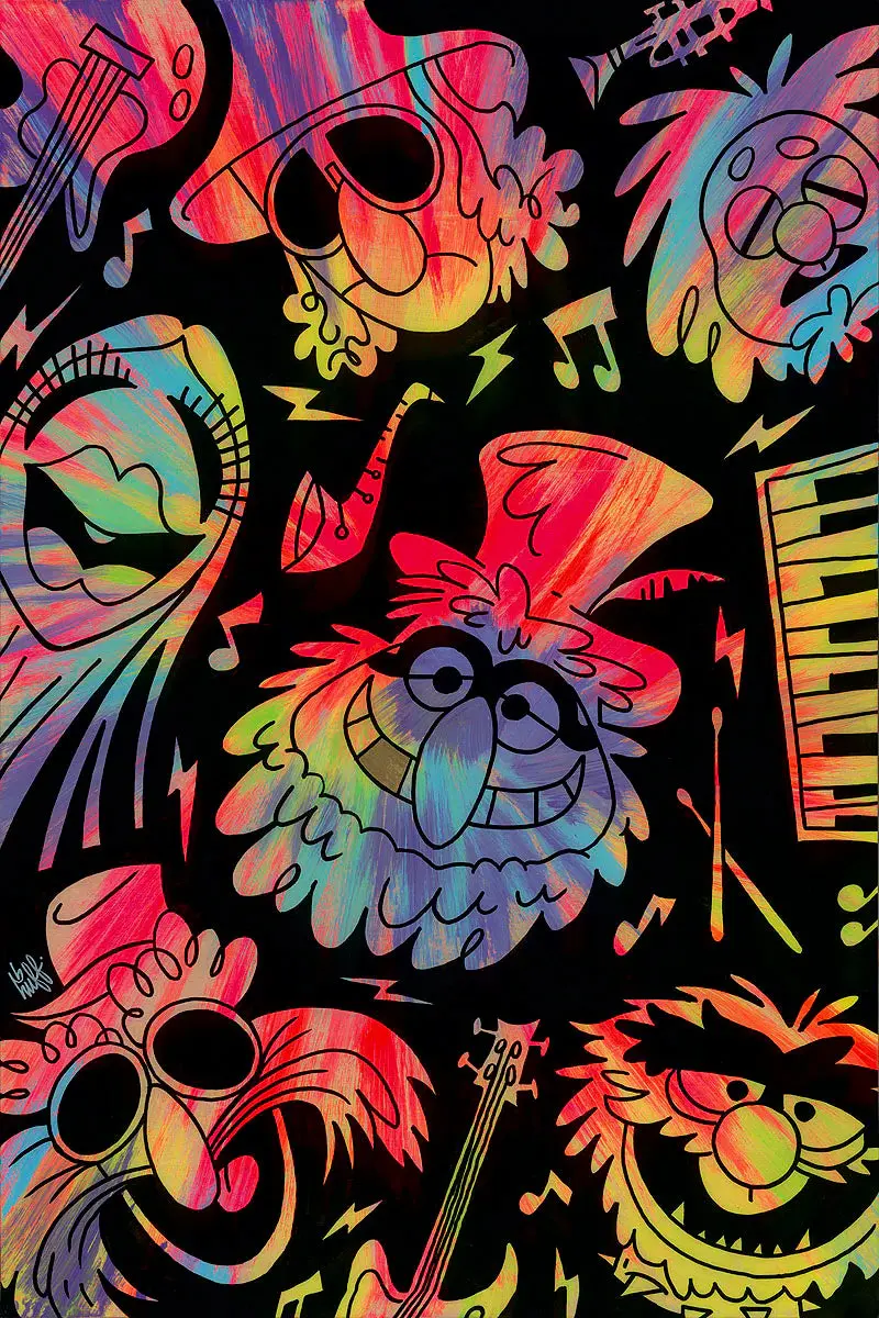 Psychedelic Mayhem - The Muppets - Beau Hufford 1