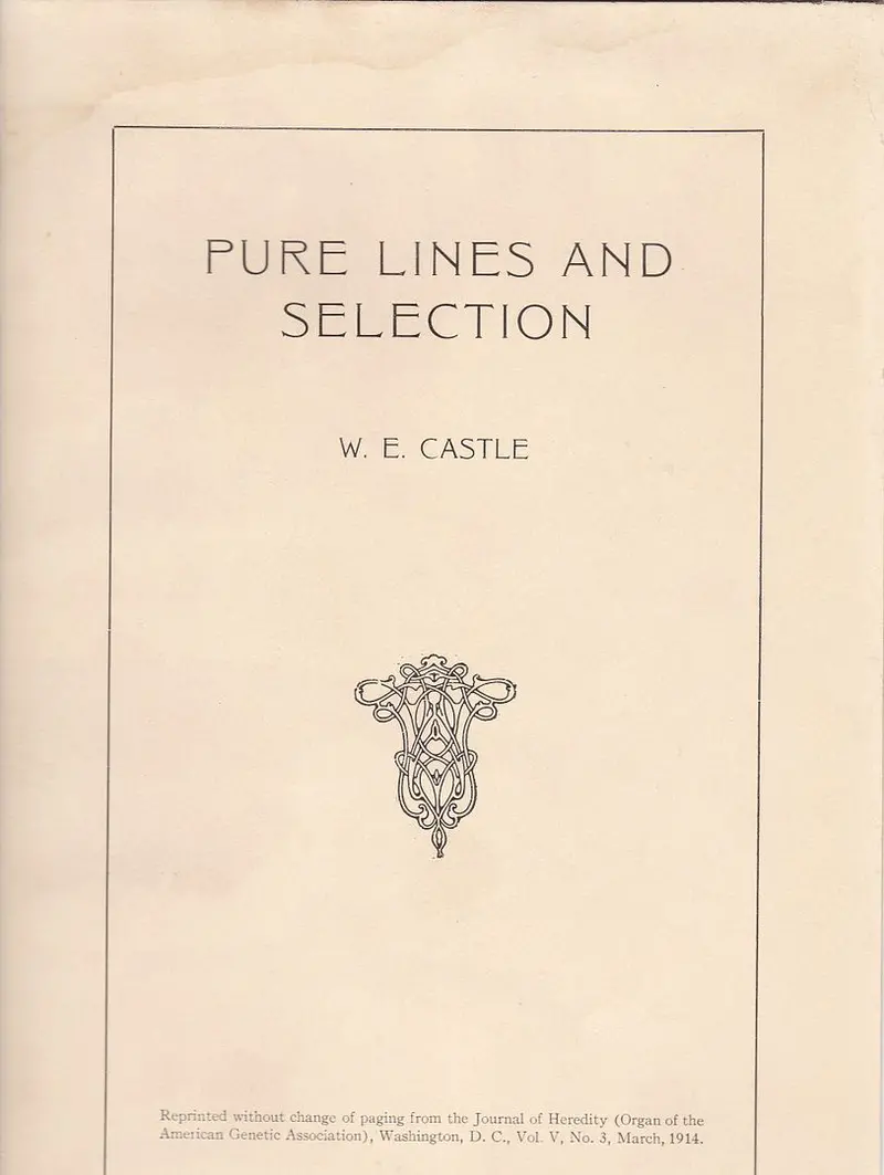 Pure Lines And Selection 1