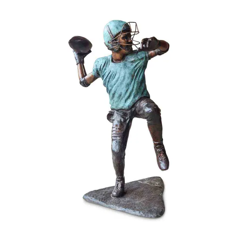 Quarterback Dreams, Football Statue 1