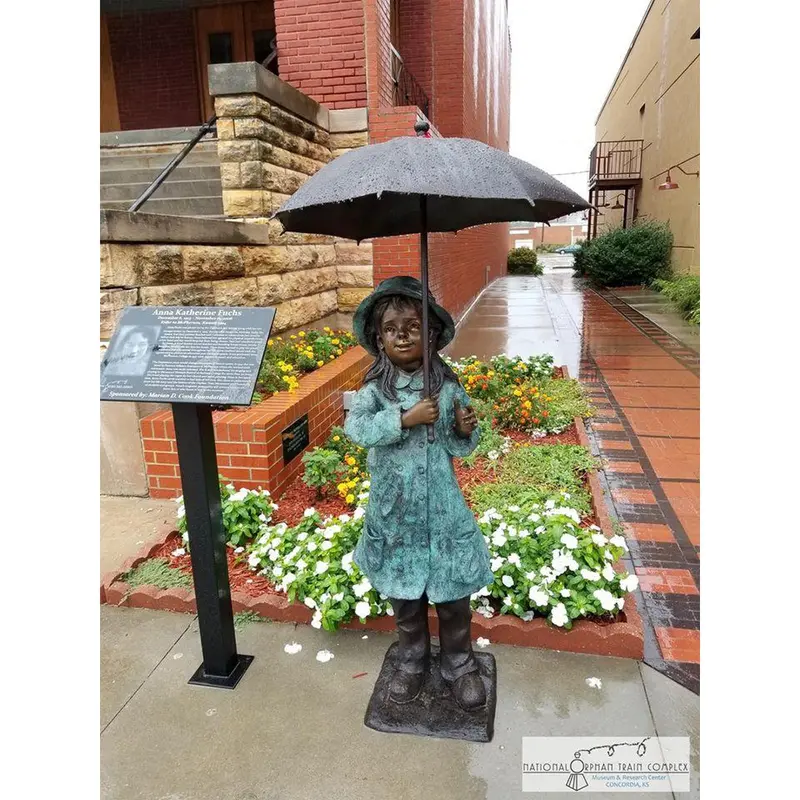 Rainy Days Bronze Fountain 1