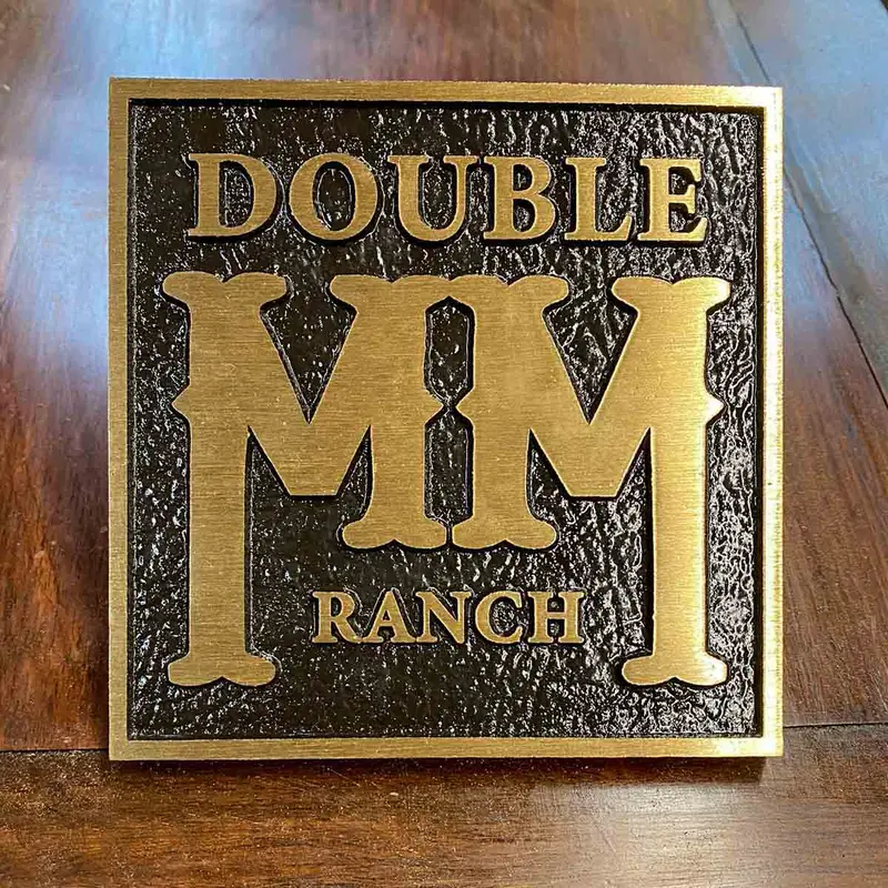 Ranch Logo Plaque 1
