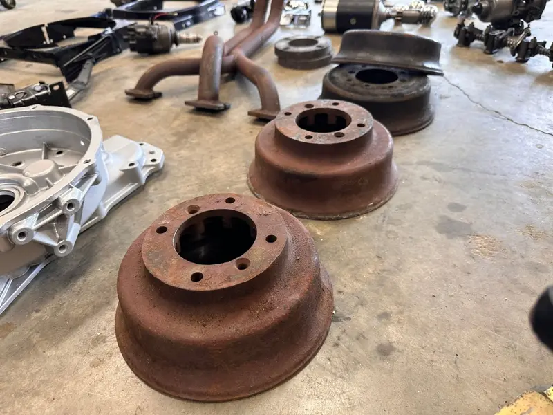 Rear Brake Drums With Spacers Built In - Sold Each 1