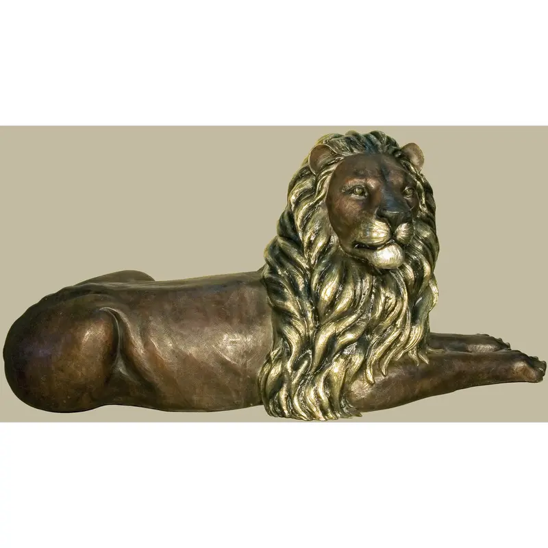 Reclining Lion Statue 1