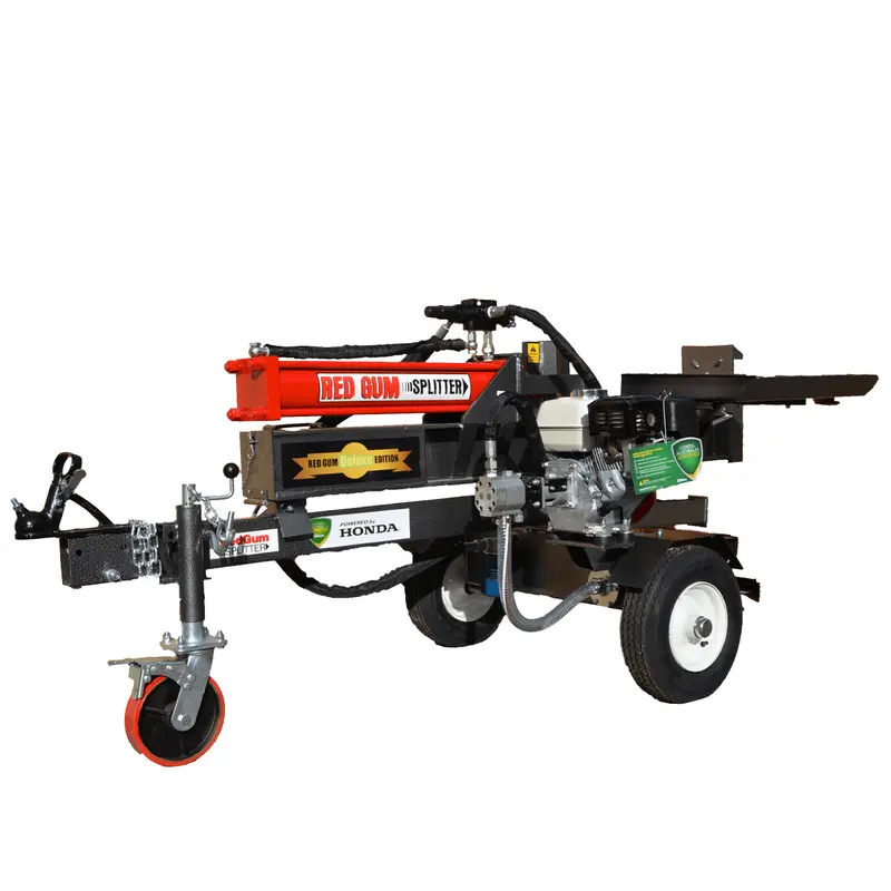 Redgum Gx200 Deluxe Honda Log Splitter - Commercial Honda Gx200 Engine, Oil Filter, With 2 Years Warranty! 1