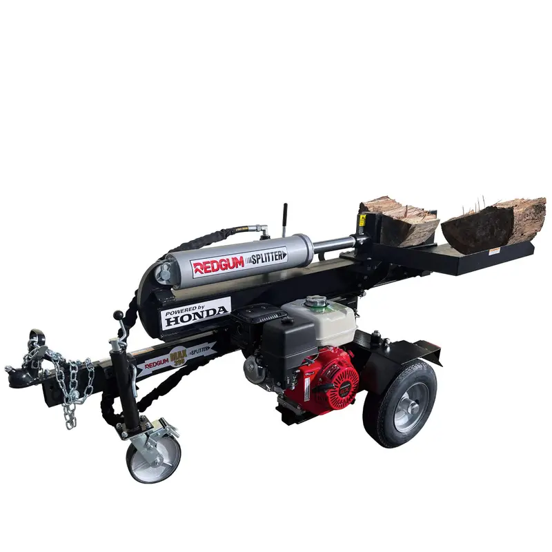 Redgum Max 390 Honda Log Splitter - Commercial Honda Gx390 Engine, Reinforced Work-Table And Extra Large Ram! 1