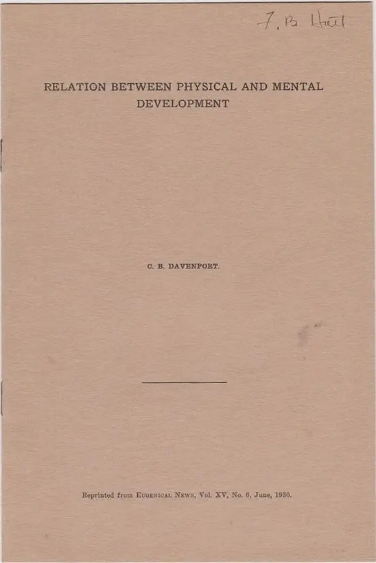Relation Between Physical And Mental Development 1