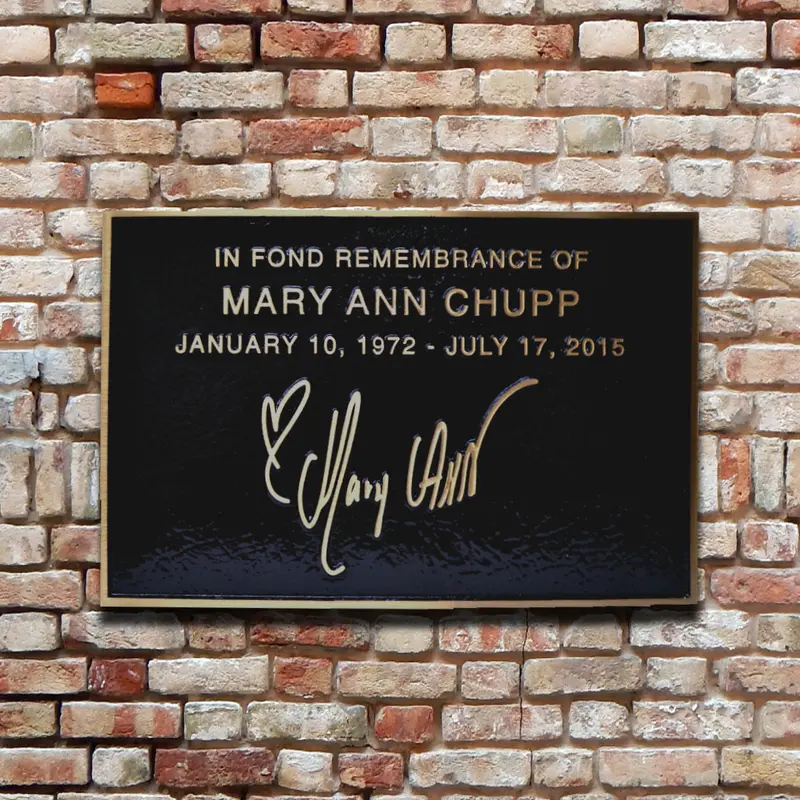 Remembrance Plaque 1