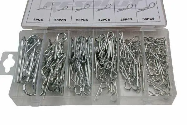 Resolut 150Pc Assorted Retaining Pins Spring Clips R Type 9060 1