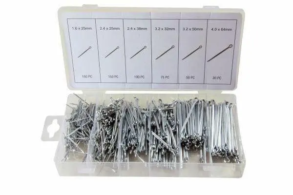 Resolut 555Pc Split Pins/Cotter Pins Assortment Set B2791 1