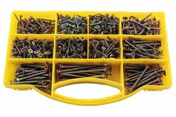 Resolut 780 Piece Assorted Chipboard & Wood Screws - Csk Pozi Drive 2898 1