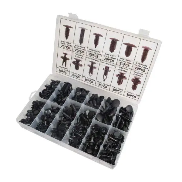 Resolut Universal Vehicle Trim Clips And Fasteners 240Pcs 9201 1