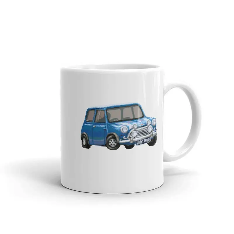 Retro Pixel Art - Bad Wolf Mini Mug 1