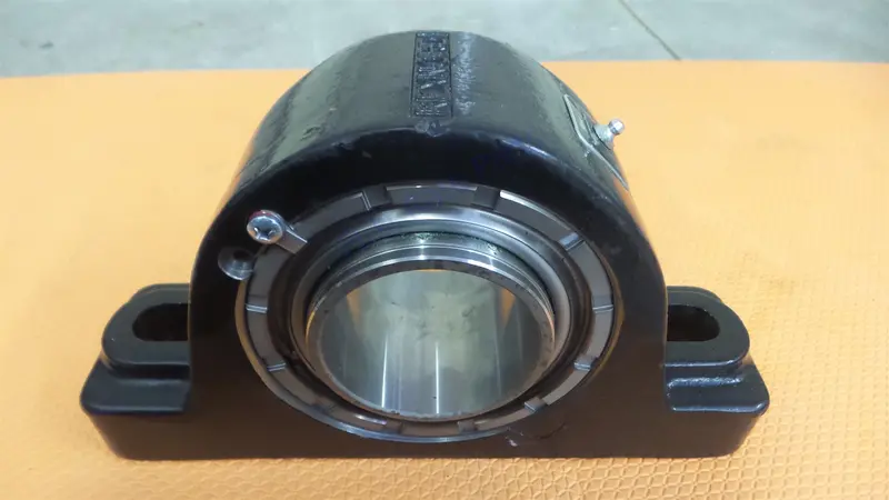 Rexnord Za3307 Pillow Block Bearing Mounted 3-7/16" Spherical Rex Roll 1