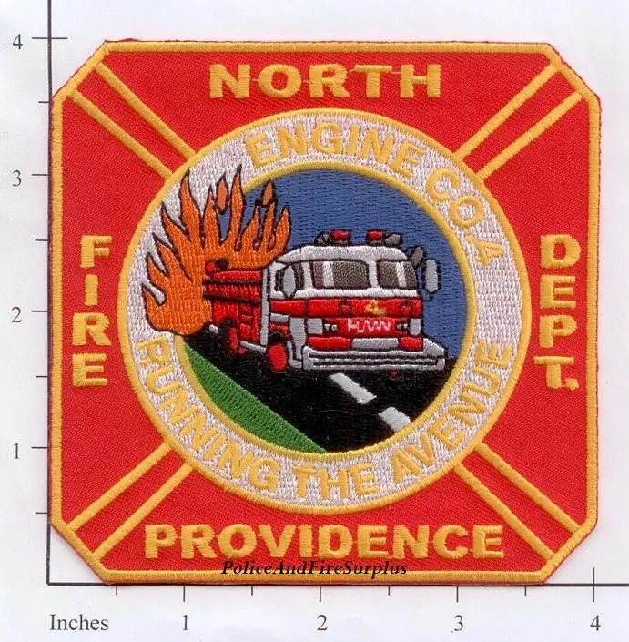 Rhode Island - North Providence Engine 4 Fire Dept Patch 1