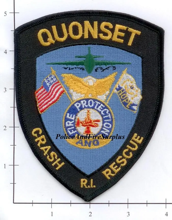 Rhode Island - Quonset Air National Guard Crash Rescue Patch 1