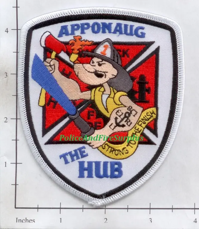 Rhode Island - Warwick, Apponaug Station 1 Fire Dept Patch 1