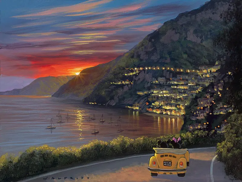 Riding Through Amalfi - Walfrido 1