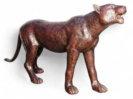 Roaring Cheetah Statue 1