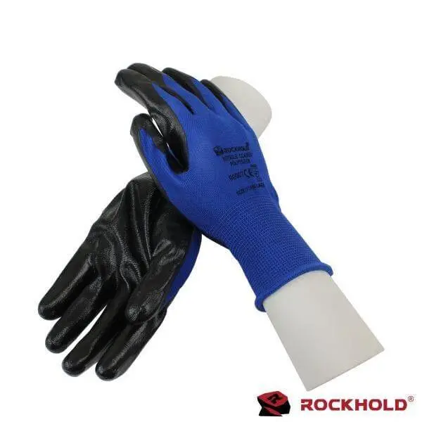 Rockhold 12 Pairs Nitrile Coated Gloves Size 11/Xxl Hard Wearing 90007 1