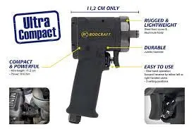 Rodcraft Ultra Compact 1/2''Drive Impact Wrench  Rc2202 1