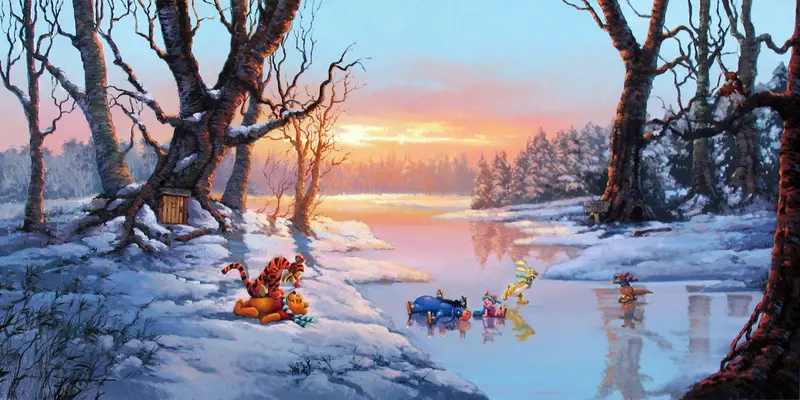 Rodel Gonzalez – A Playful Afternoon – Winnie The Pooh 1