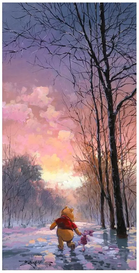 Rodel Gonzalez – Snowy Path – Winnie The Pooh 1