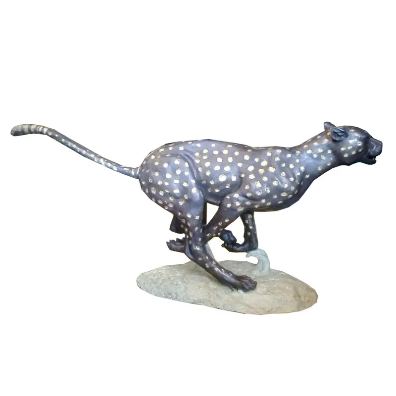 Running Cheetah Statue 1