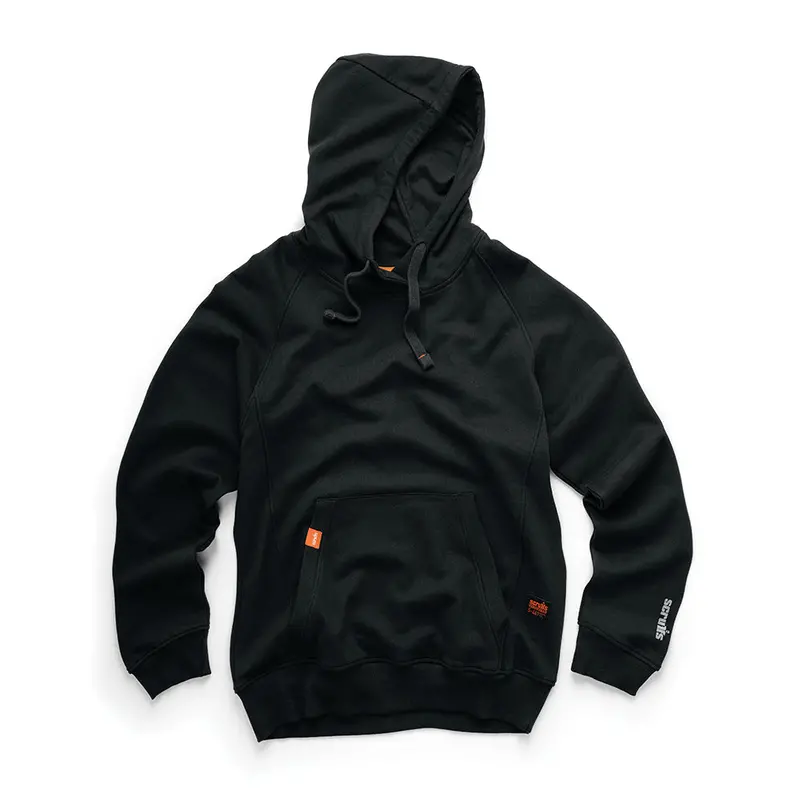 Scruffs Eco Worker Hoodie Black 1