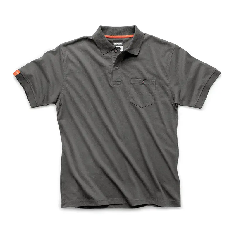 Scruffs Eco Worker Polo Graphite 1