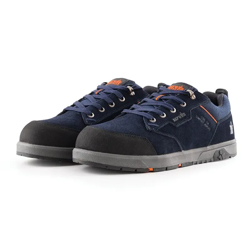 Scruffs Halo 3 Safety Trainers Navy 1