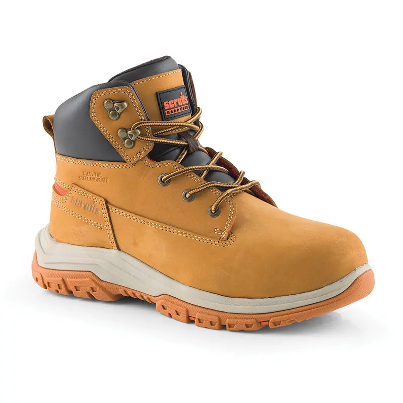 Scruffs Ridge Safety Boots Tan 4