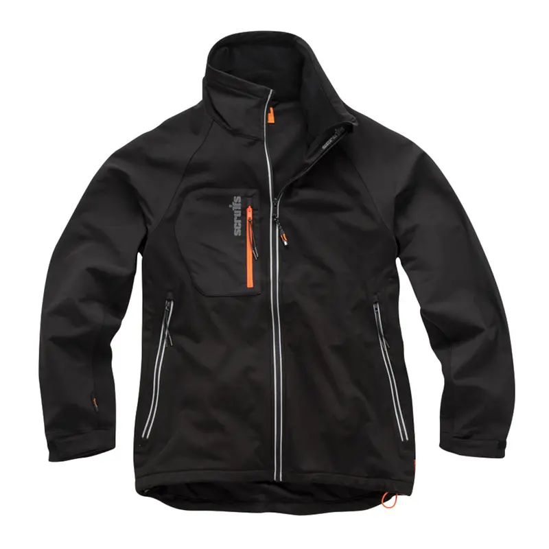 Scruffs Trade Flex Softshell Jacket Black 1