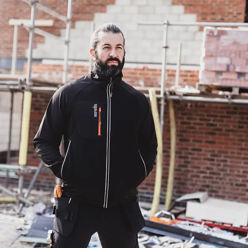 Scruffs Trade Flex Softshell Jacket Black 4