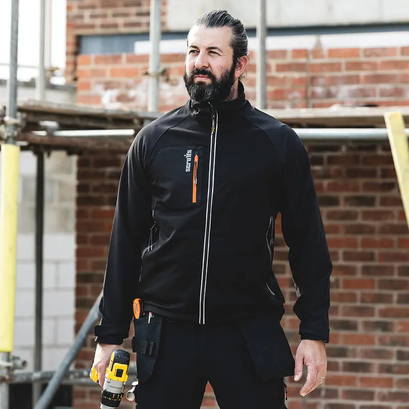 Scruffs Trade Flex Softshell Jacket Black 5