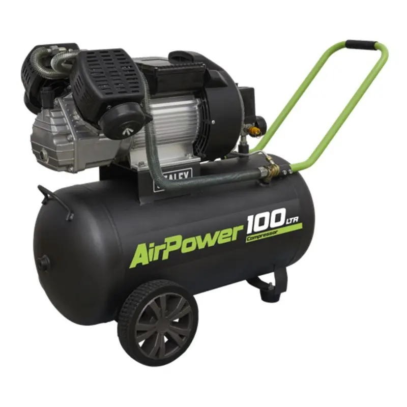 Sealey Air Compressor 100L V-Twin Direct Drive 3Hp Sac10030ve 2
