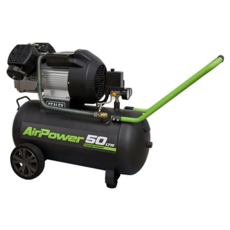 Sealey Air Compressor 50L V-Twin Direct Drive 3Hp Sac5030ve 1