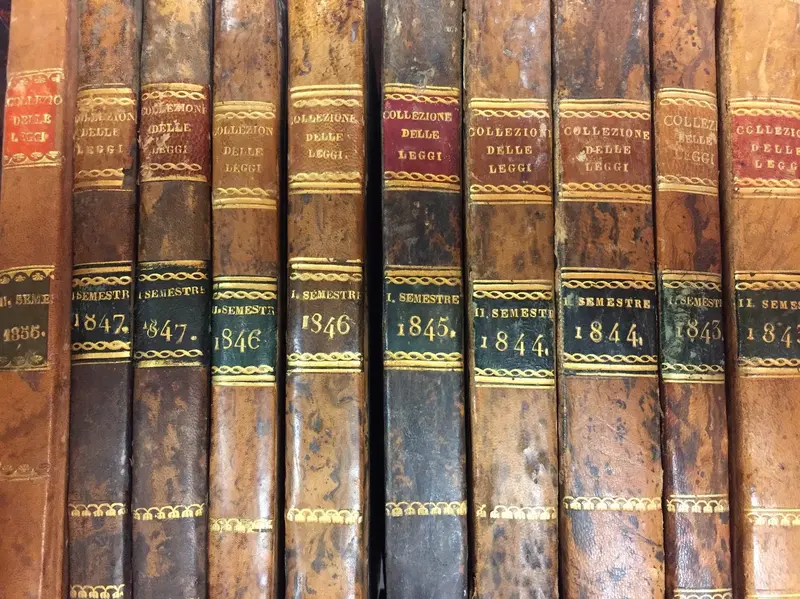 Set Of 10 Collezione Delle Leggi E De Decreti Reali Del Regno Delle Due Sicilie 1843-47, 1855 1