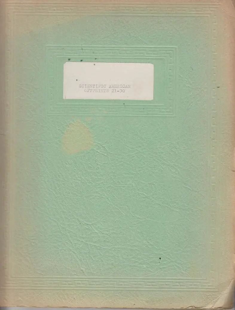 Set Of 10 Offprints From Scientific American 1950-1956 1