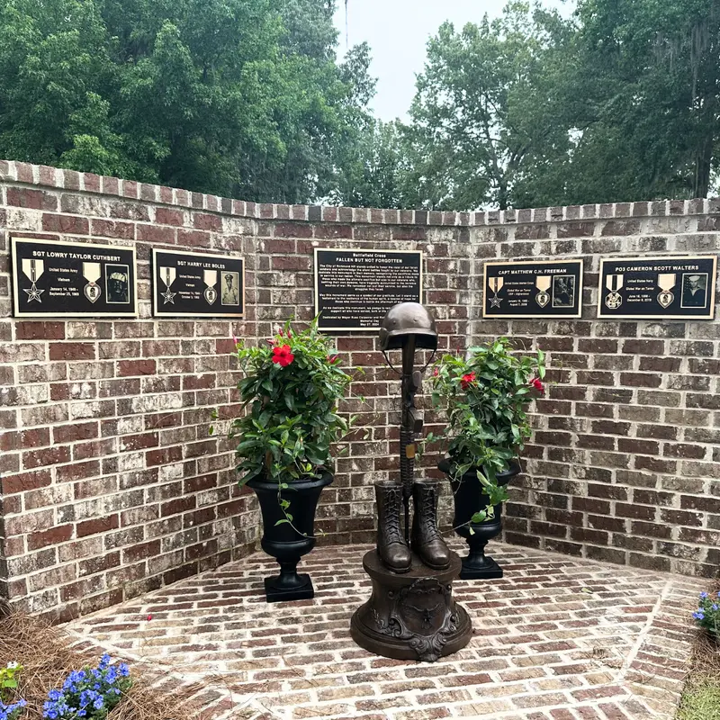 Set Of Five Bronze Soldier Memorial Plaques 1