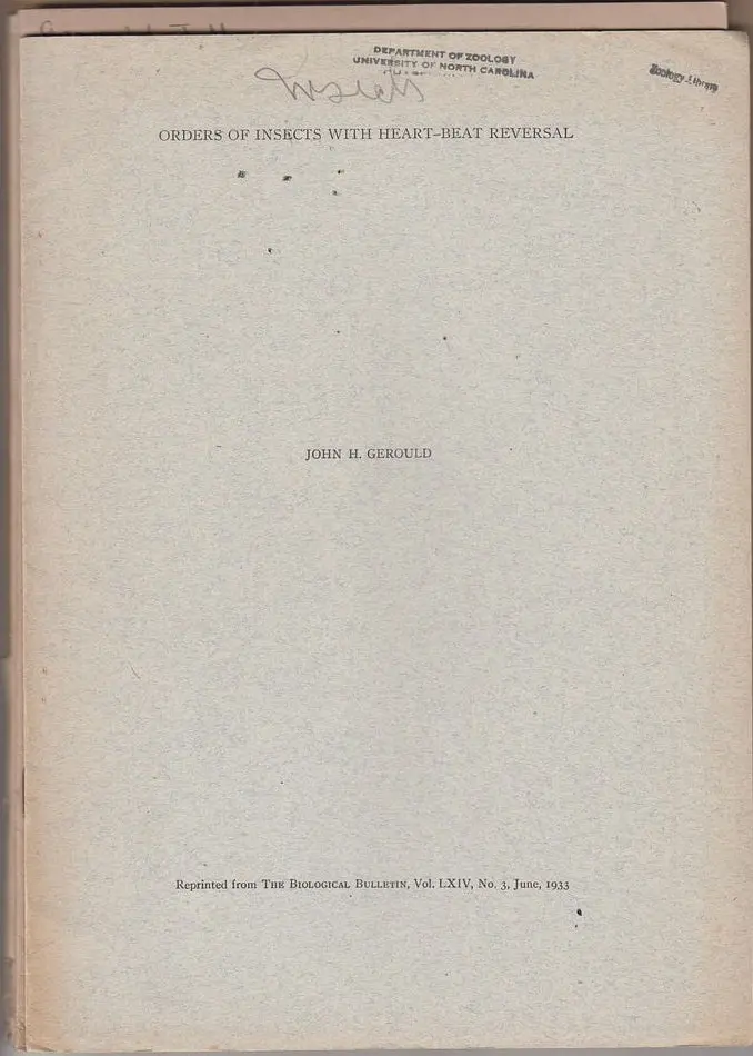 Set Of Four Offprints By John H. Gerould 1
