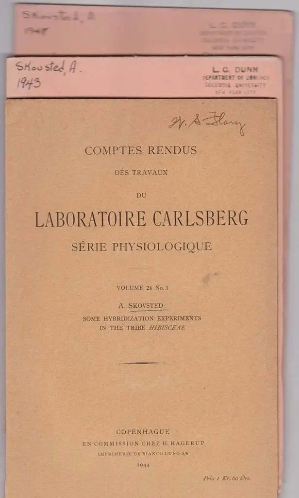 Set Of Three (3) Offprints By A. Skovsted 1