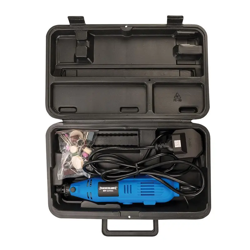 Silverline Multi Function Rotary Tool With 43 Piece Accessory Kit 135W - 249765 1